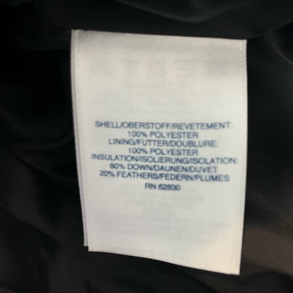 Lands End Tweed Print Down Puffer Jacket Size SP - Picture 9 of 9